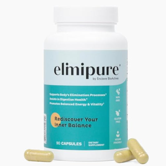 Elimipure Gut Cleanse & Restore Supplement: Natural & Effective Detox Cleanse Capsules | Fortify Your Microbiome | Effortless Morning Stools | Restore Your Gut from The Inside Out