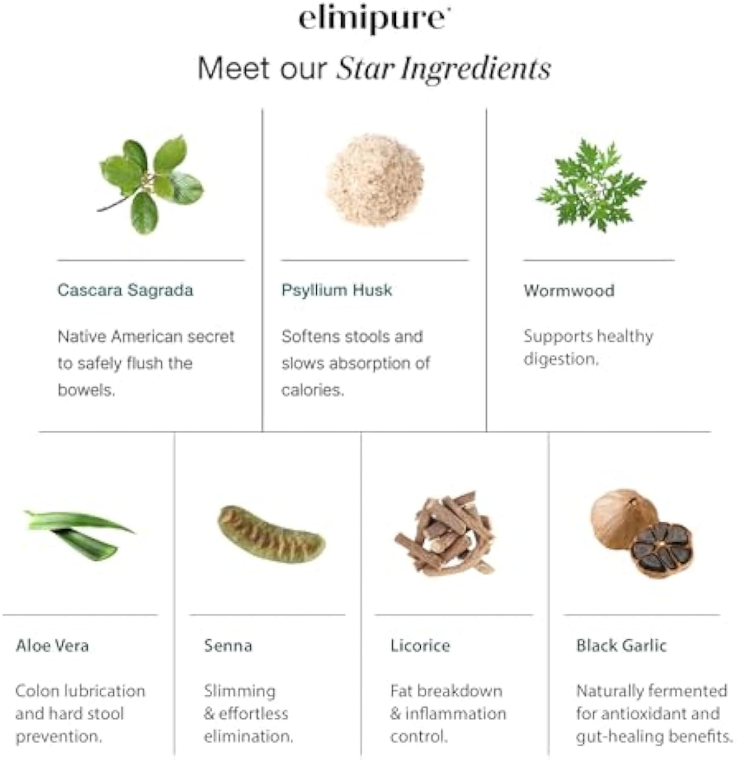 Elimipure Gut Cleanse & Restore Supplement: Natural & Effective Detox Cleanse Capsules | Fortify Your Microbiome | Effortless Morning Stools | Restore Your Gut from The Inside Out